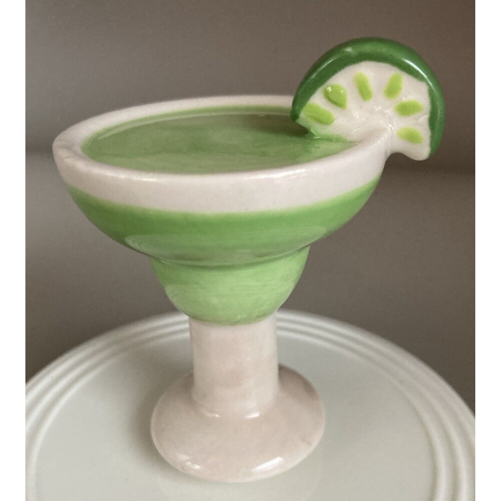 Nora Fleming Lime And Salt Please Margarita Mini Ceramic Platter Charm
